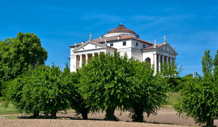 Palladian classical villa with round rooftop called La Rotonda near Vicenza