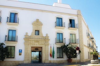 Duque de Najera Andalucia entrance exterior hotel building door windows
