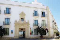 Duque de Najera Andalucia entrance exterior hotel building door windows