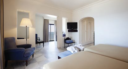 Duque de Najera Andalucia junior suite bedroom living area modern décor