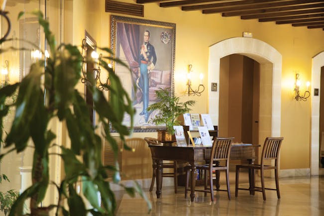 Duque de Najera Andalucia lobby desk artwork traditional décor