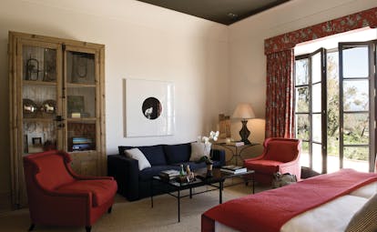 Finca Cortesin Andalucia junior suite bedroom area sofa cosy décor