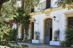 Hacienda de San Rafael Andalucia exterior white building hotel entrance greenery