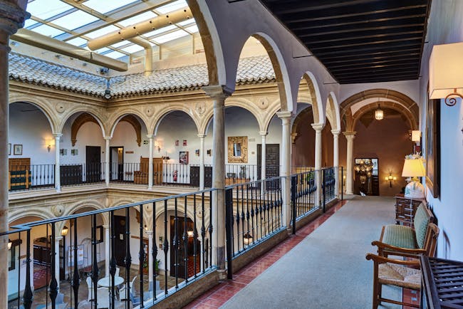 Parador de Ubeda interior galeried courtyard