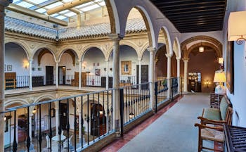Parador de Ubeda interior galeried courtyard