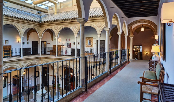 Parador de Ubeda interior galeried courtyard