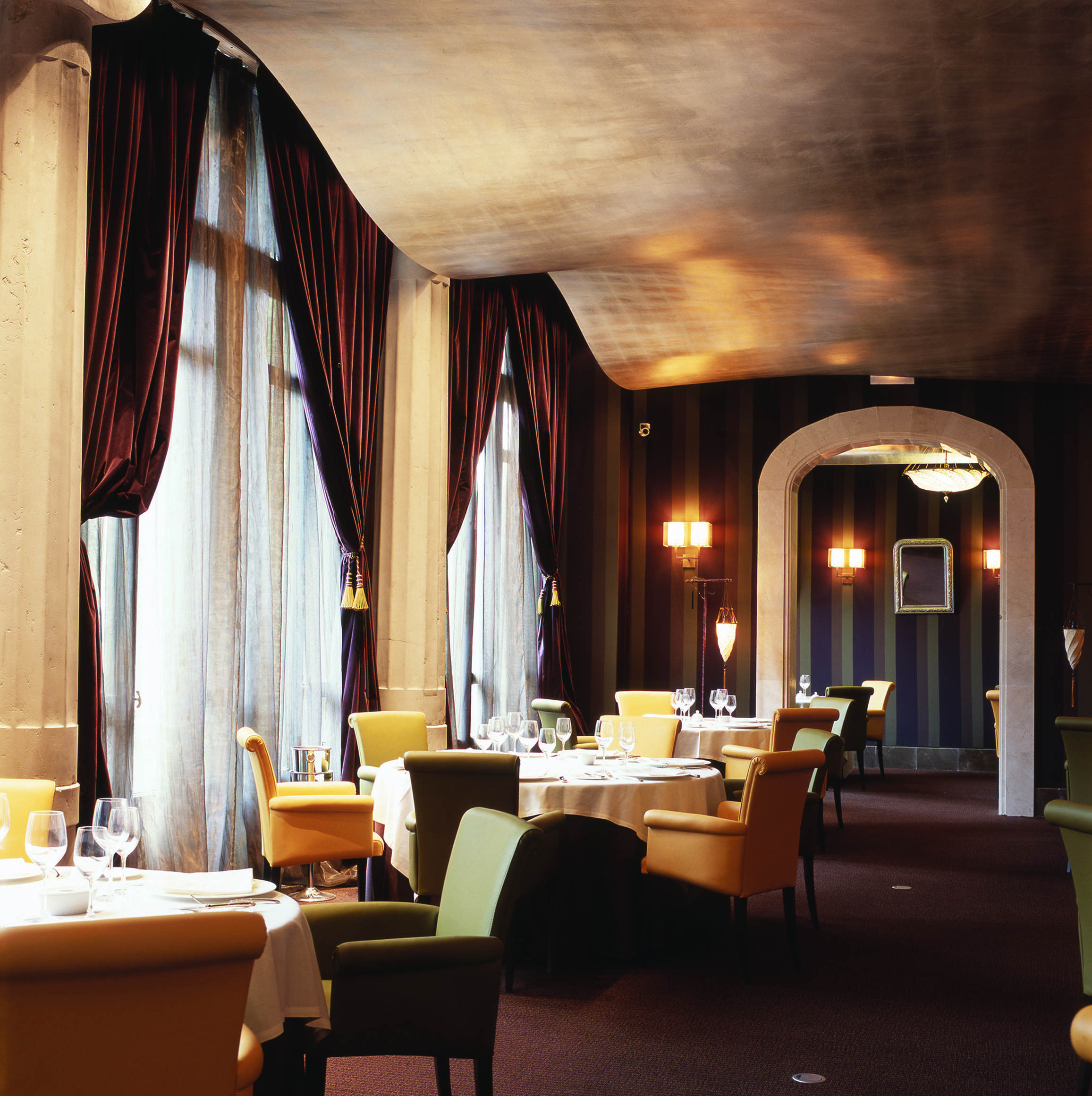 Hotel Casa Fuster Barcelona restaurant indoor dining area traditional décor