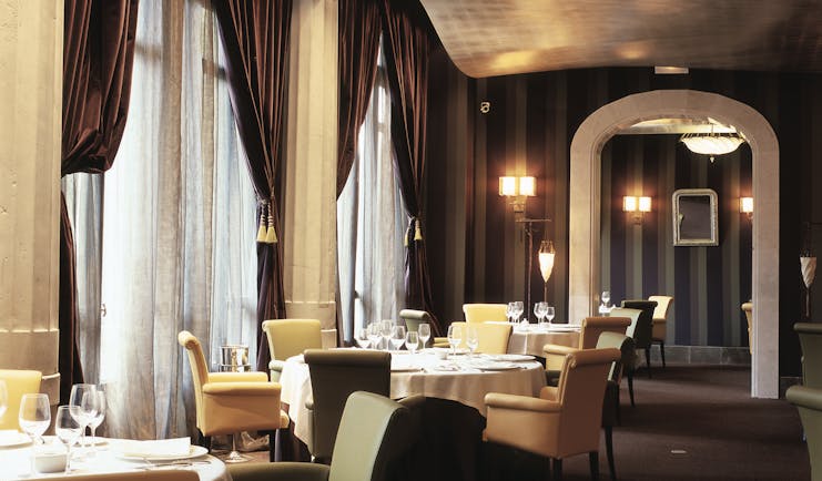 Hotel Casa Fuster Barcelona restaurant indoor dining area traditional décor