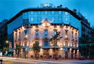 Hotel Claris Barcelona exterior front of building street view