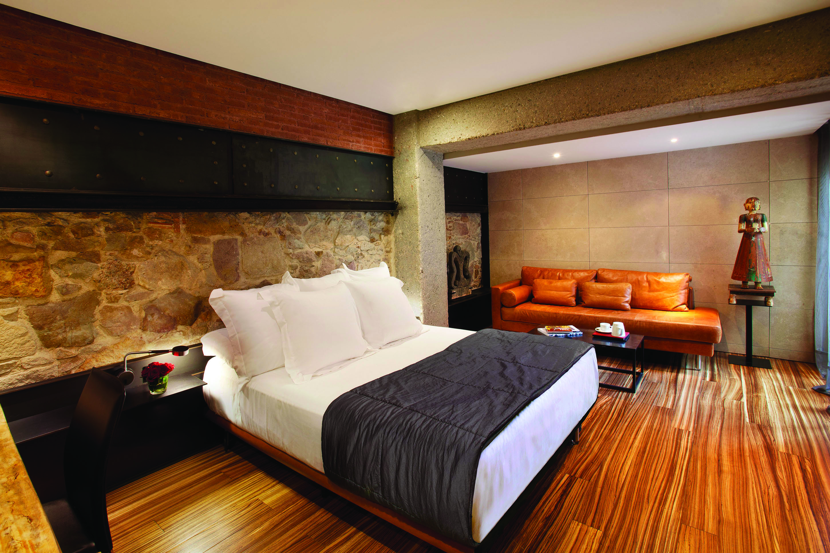 Hotel Granados 83 Barcelona superior room bed modern décor original architectural features