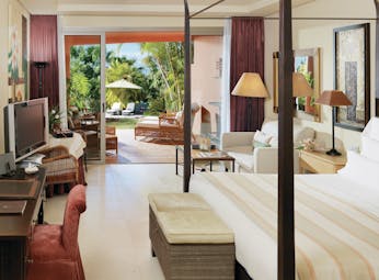 Abama Tenerife tagor villa bedroom living area private terrace modern décor