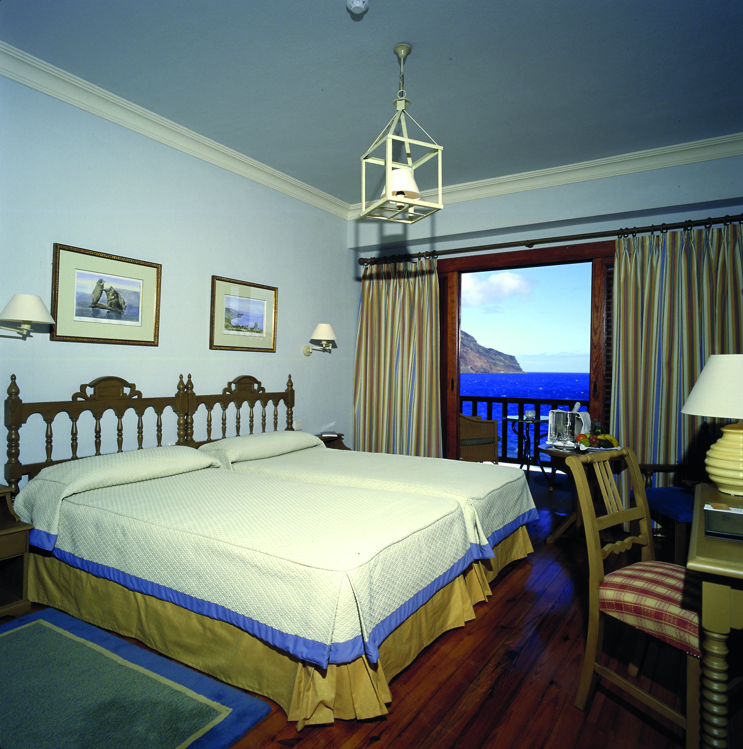 Parador de el Hierro Canary Islands double bedroom balcony cosy décor