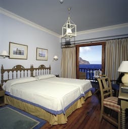 Parador de el Hierro Canary Islands double bedroom balcony cosy décor