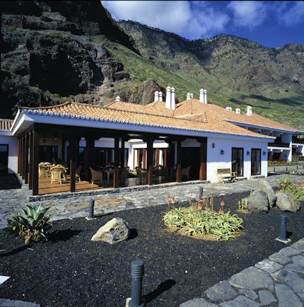 Parador de el Hierro Canary Islands exterior hotel building terrace patio