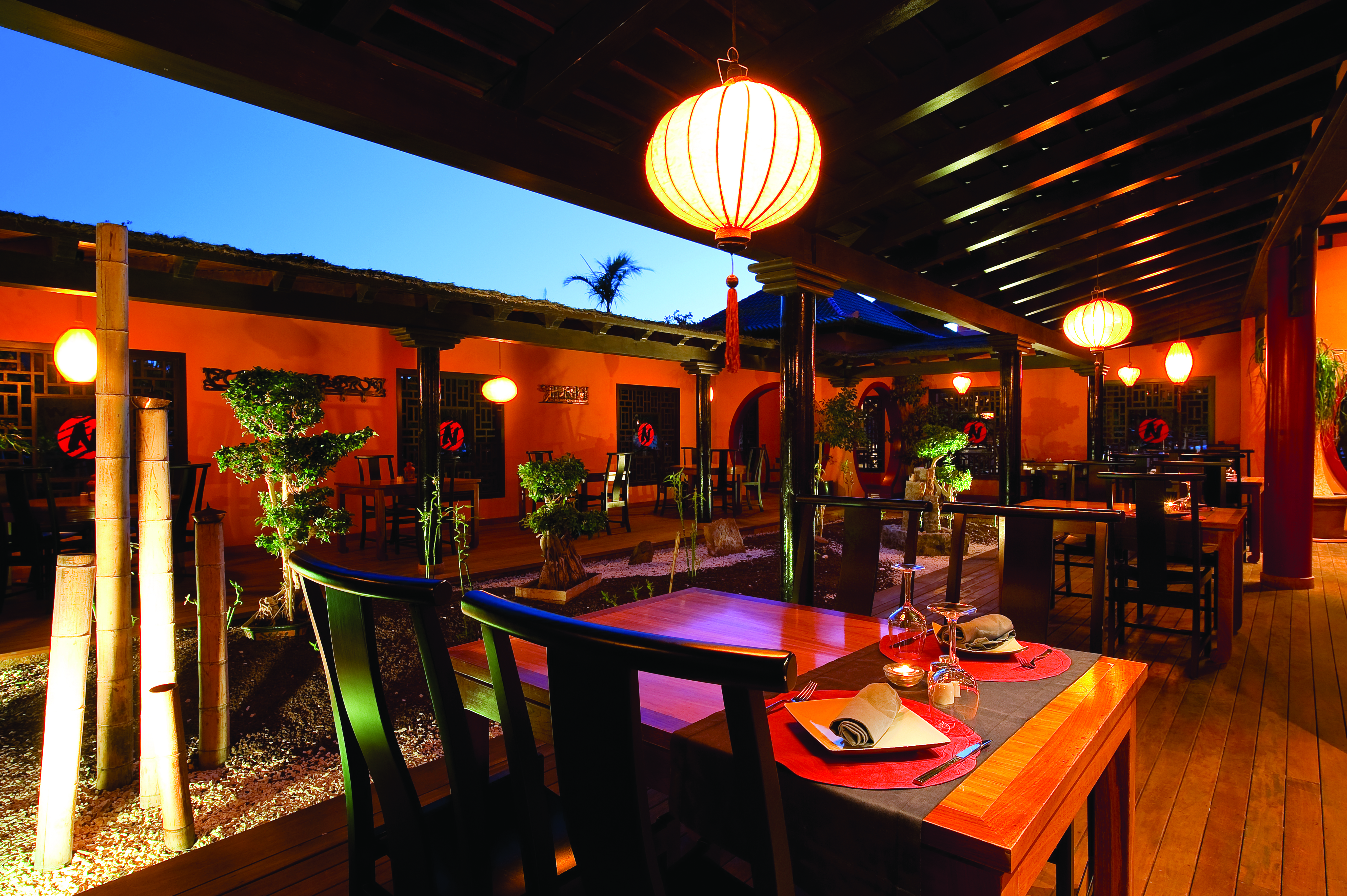 Sheraton Fuerteventura Canary Islands Asian restaurant Asian inspired décor