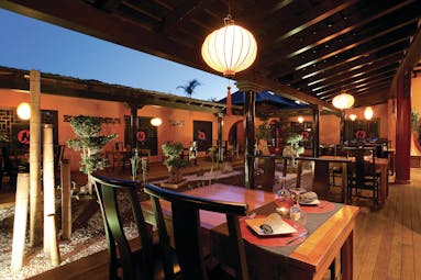 Sheraton Fuerteventura Canary Islands Asian restaurant Asian inspired décor