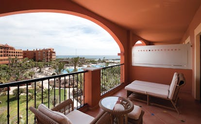 Sheraton Fuerteventura Canary Islands balcony view over resort 