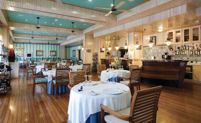 Sheraton Fuerteventura Canary Islands restaurant tables chairs elegant décor