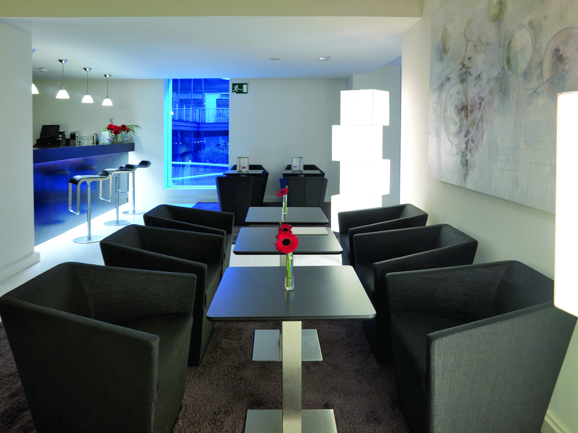 Hospes Palau de la Mar Valencia lounge bar indoor seating chic décor