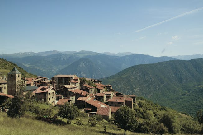 Hotel el Castell de Ciutat Catalonia mountains countryside