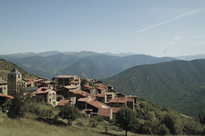 Hotel el Castell de Ciutat Catalonia mountains countryside
