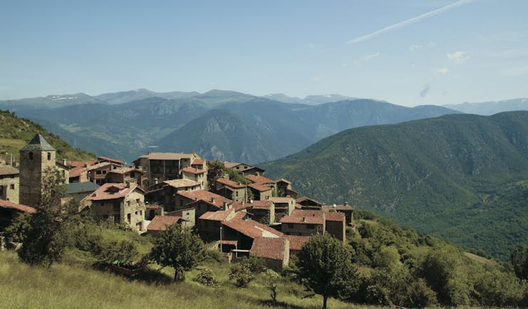 Hotel el Castell de Ciutat Catalonia mountains countryside