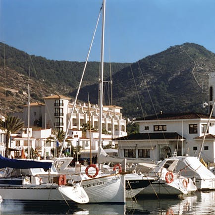 Hotel Estela Eastern Spain marina boats moored up