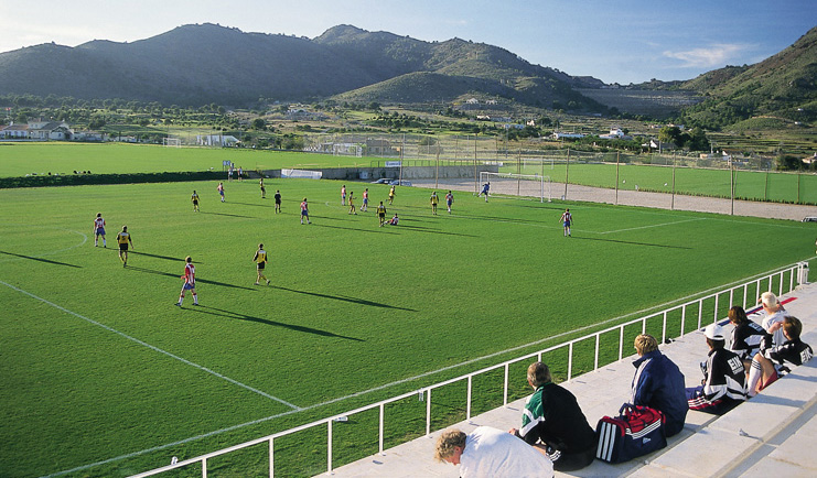 La Manga Club Resort Eastern Spain football kids playing football outside