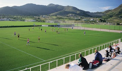 La Manga Club Resort Eastern Spain football kids playing football outside