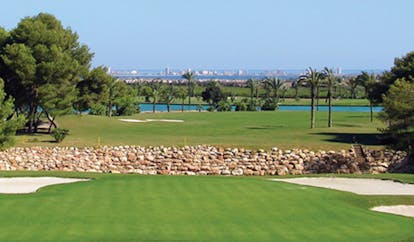 La Manga Club Resort Eastern Spain golf course sand traps water