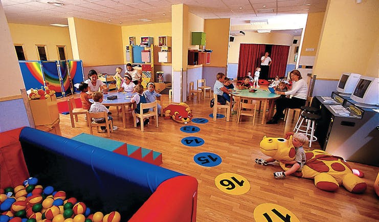 La Manga Club Resort Eastern Spain mini club children playing in kid's club