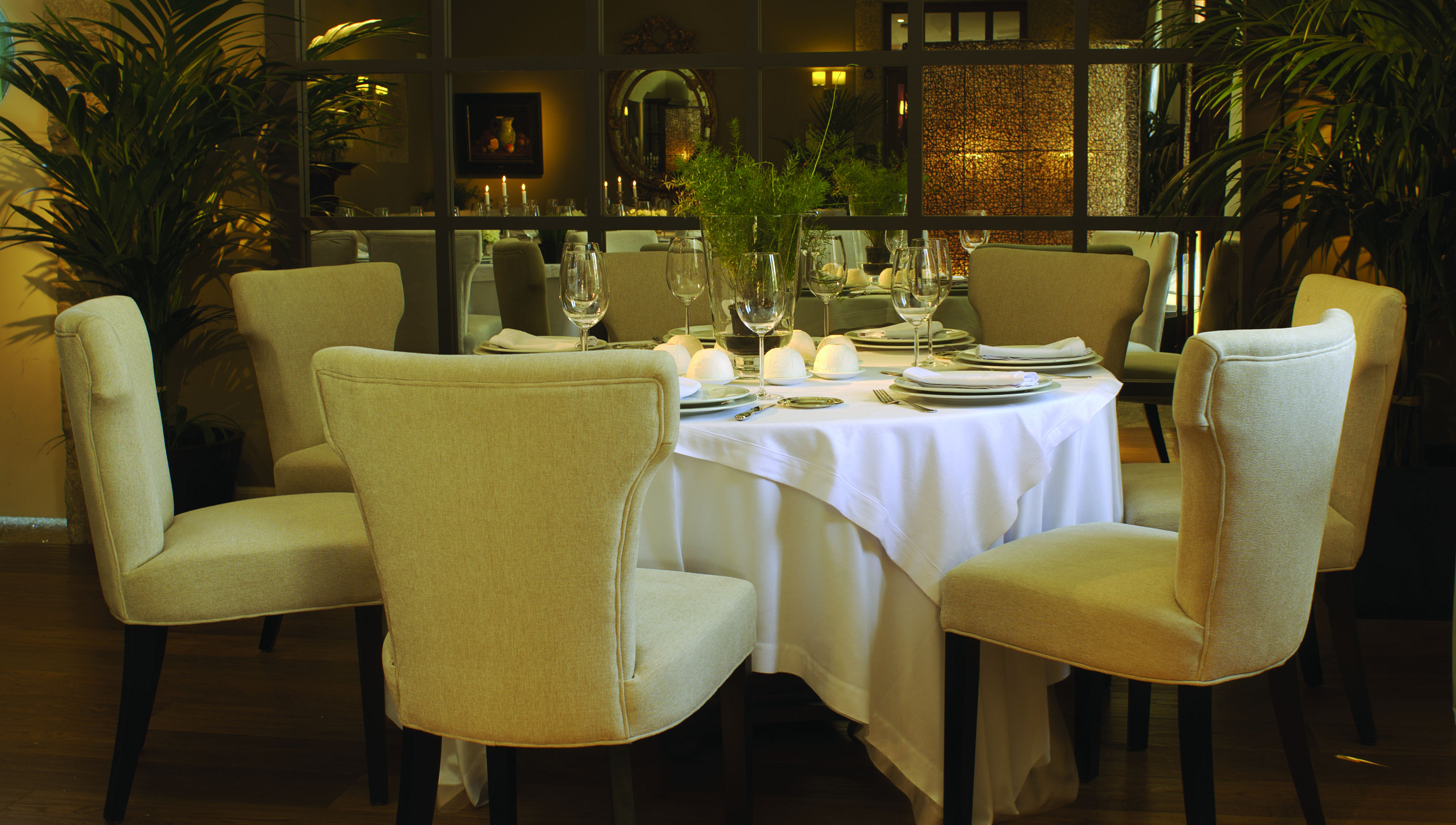 A Quinta Da Auga Galicia restaurant indoor dining area traditional décor