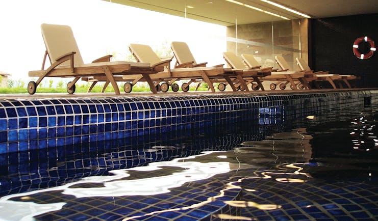 Palacio de Luces Green Spain indoor pool loungers 