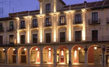 NH Collection Leon Plaza Mayor Green Spain exterior hotel building