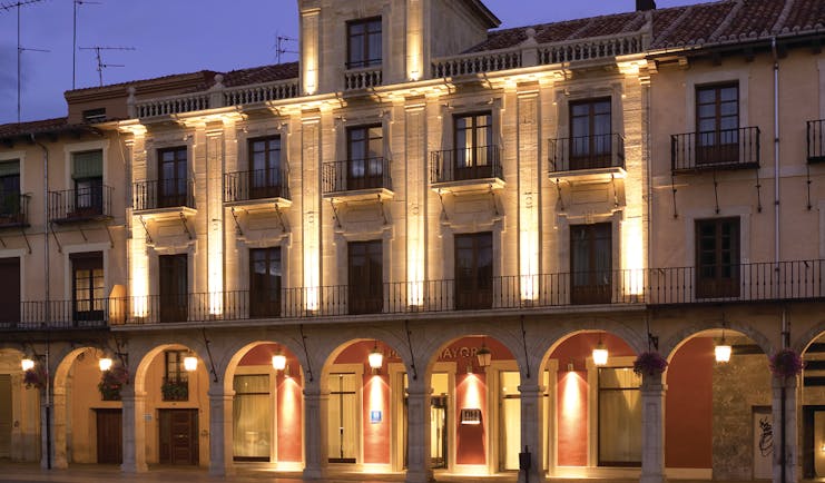 NH Collection Leon Plaza Mayor Green Spain exterior hotel building