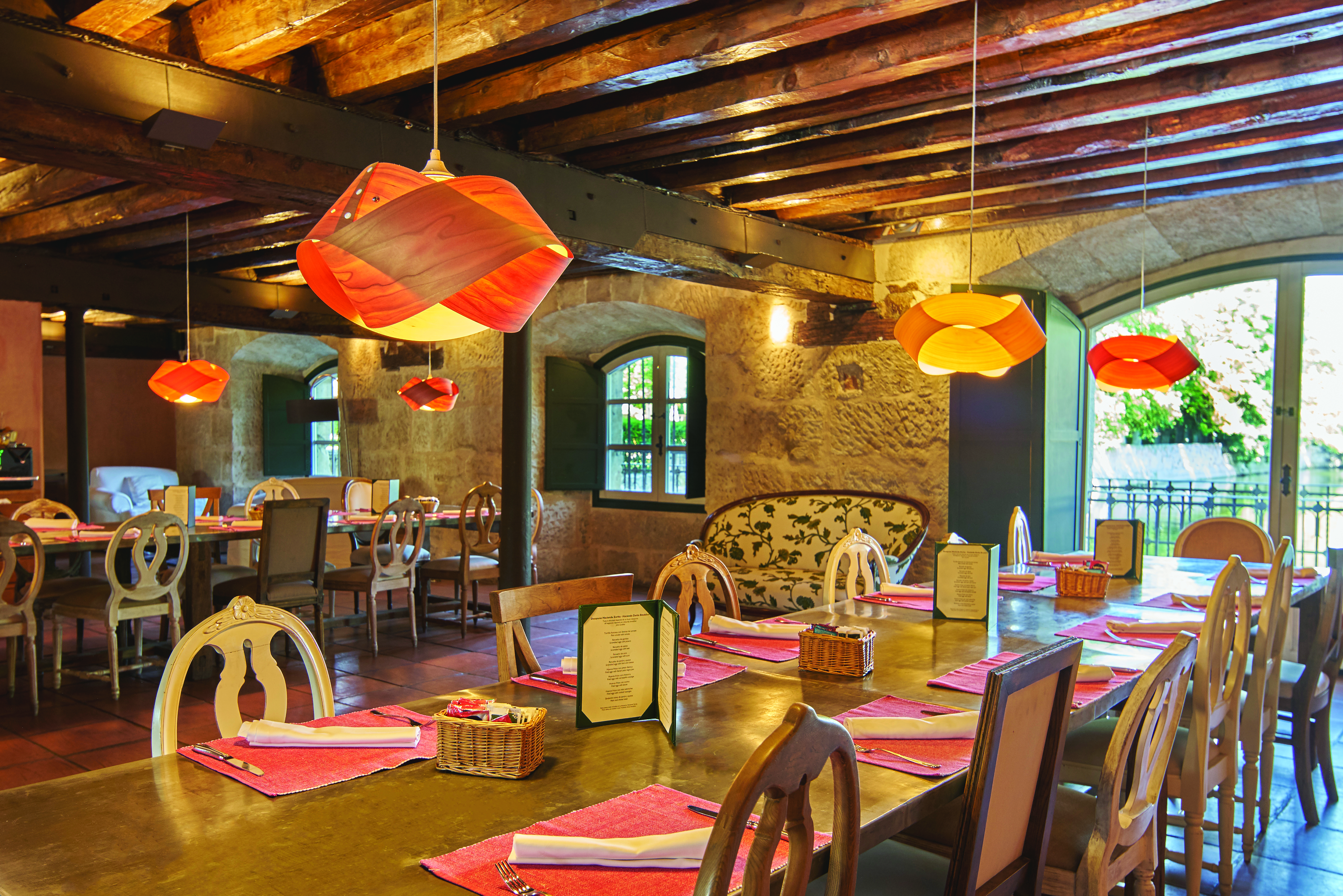 Hacienda Zorita Heart of Spain restaurant cosy décor original architectural features