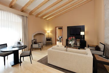 Hospes Palacio de Arenales Heart of Spain presidential suite lounge area modern décor