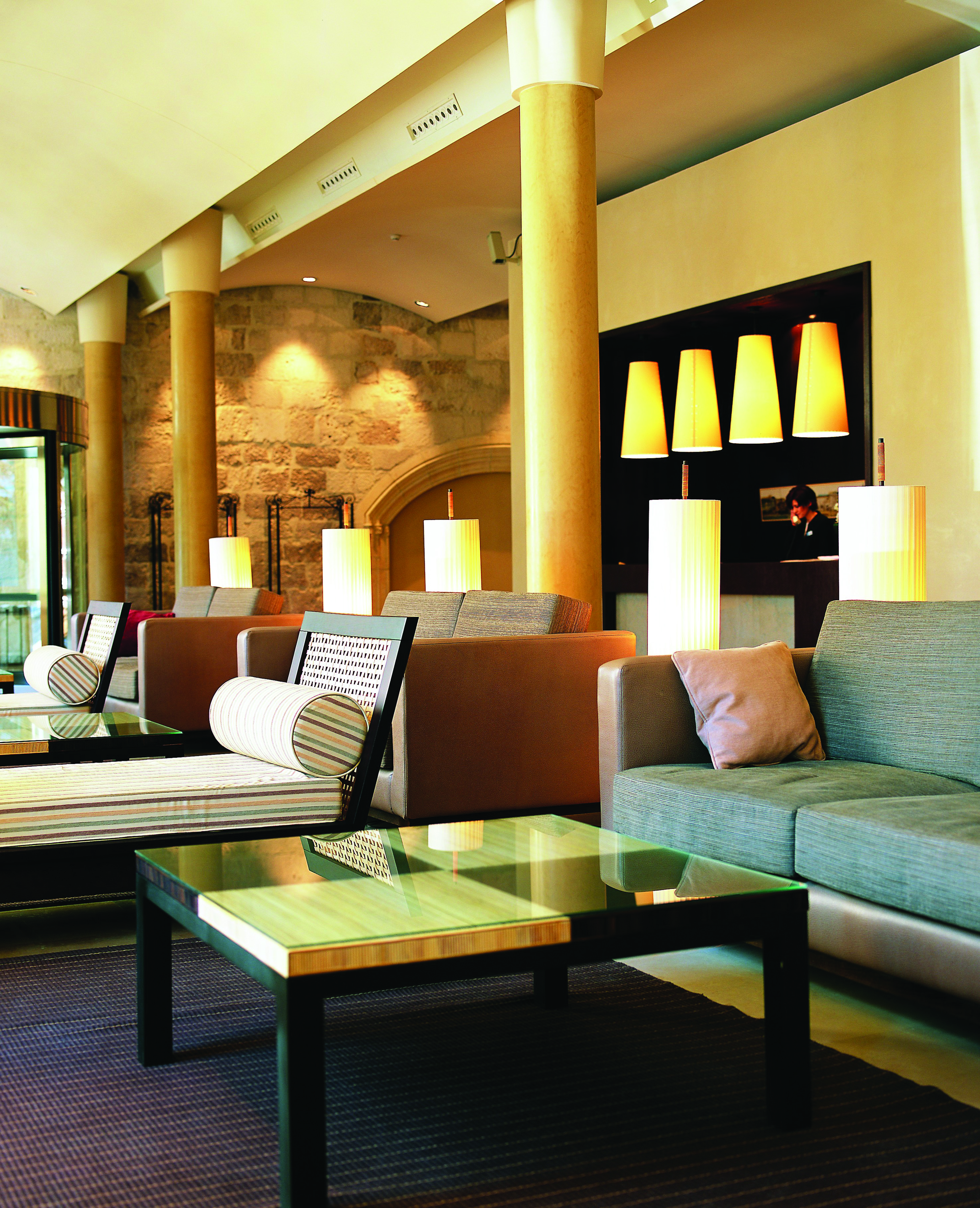 Palacio de la Merced Heart of Spain lobby indoor communal seating modern décor