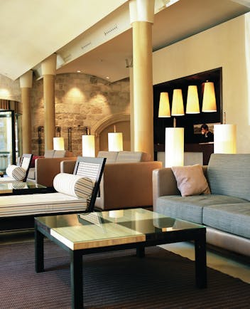 Palacio de la Merced Heart of Spain lobby indoor communal seating modern décor