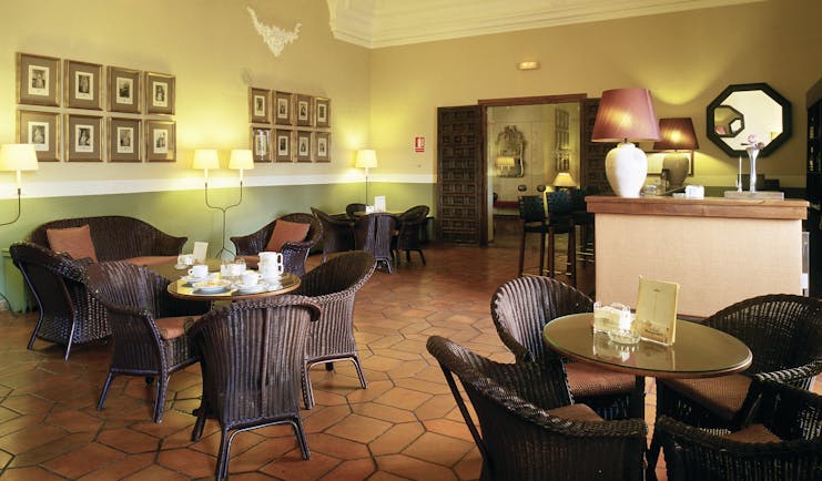 Parador de Cuenca Heart of Spain bar tables and chairs traditional décor