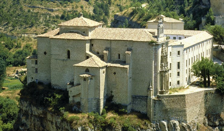 Parador de Cuenca Heart of Spain exterior monastery building countryside surrounds