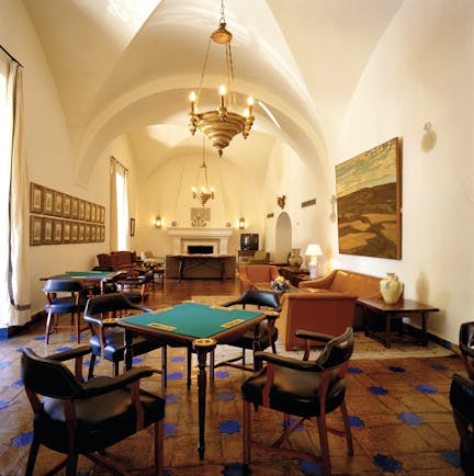 Parador de Merida Heart of Spain lounge communal seating area traditional décor