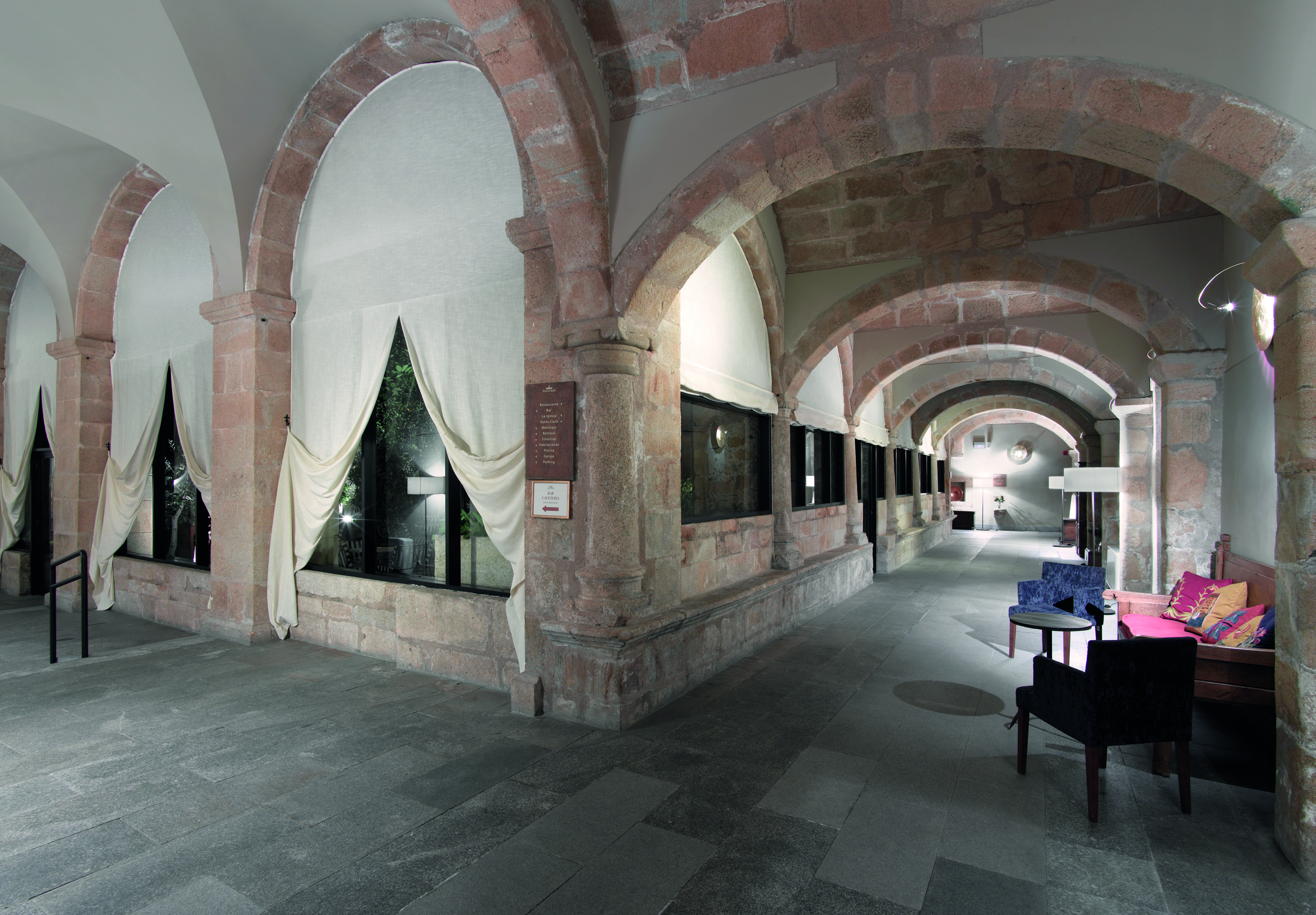 Parador de Trujillo Heart of Spain hall way original architectural features