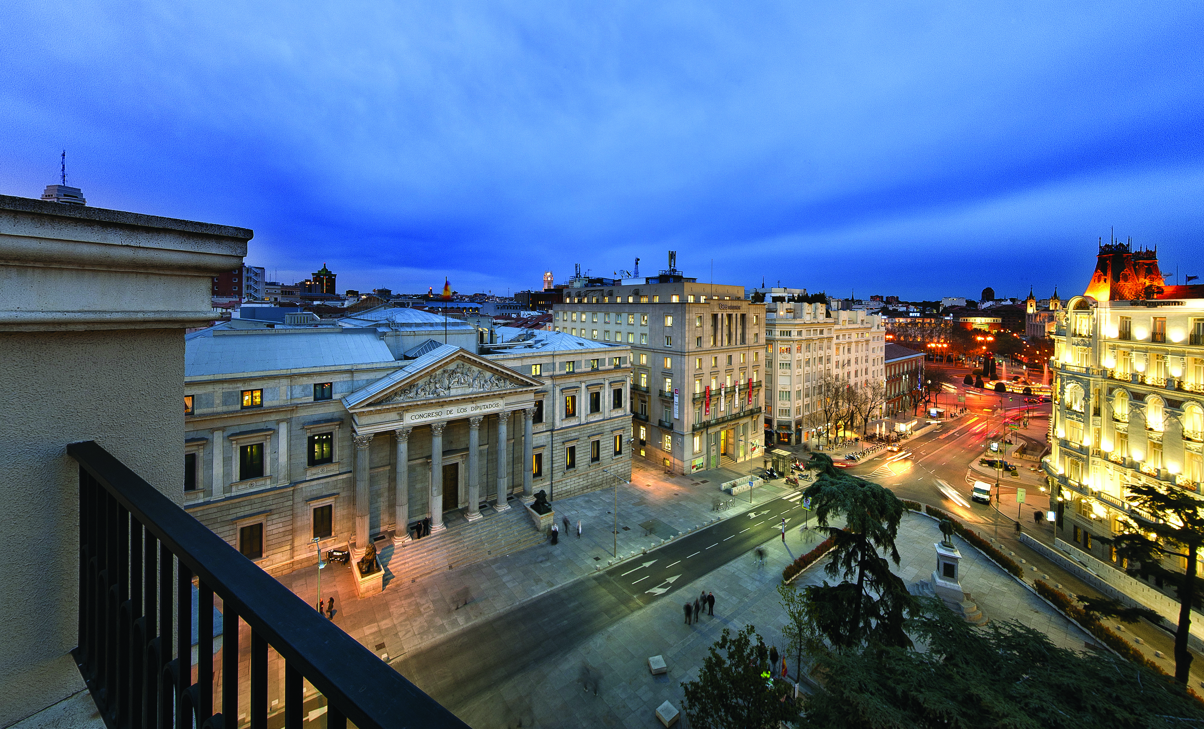Villa Real Madrid view of city