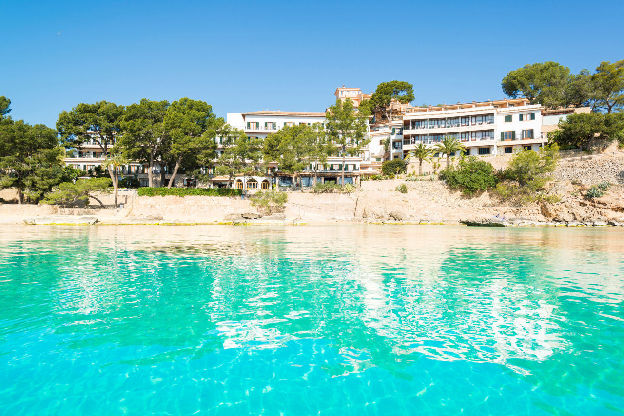 Cala Fornells traditional hotel by the sea in Mallorca