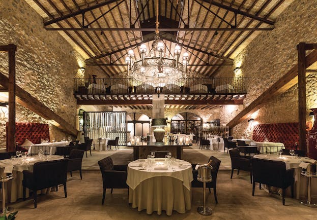 Gran Hotel Son Net Mallorca restaurant indoor dining area ornate décor original architecture