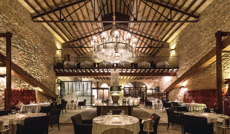 Gran Hotel Son Net Mallorca restaurant indoor dining area ornate décor original architecture