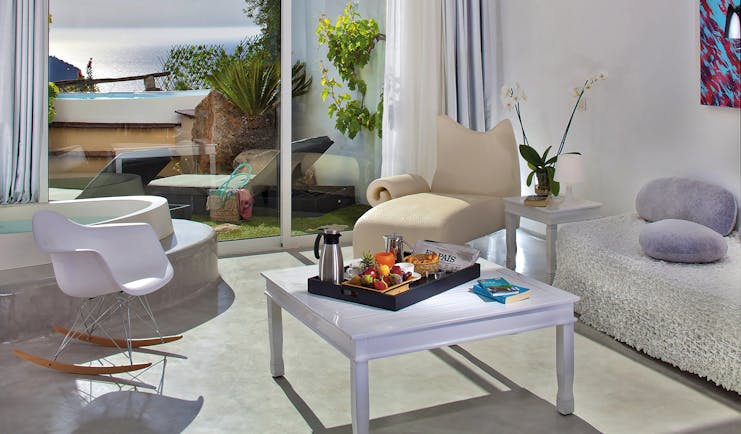 Hacienda Na Xamena Ibiza junior suite terrace mini pool sea views