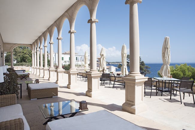 Hospes Maricel Mallorca terraces overlooking the sea outdoor seating 