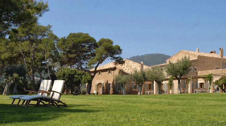 Can Simoneta Mallorca exterior hotel building lawns tree